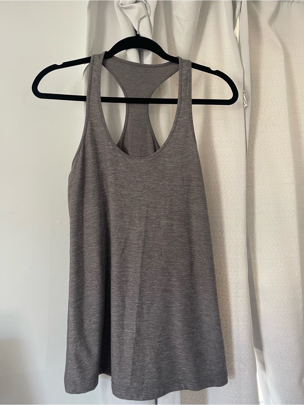 Lululemon Cool Racerback Tank Heather Gray super soft